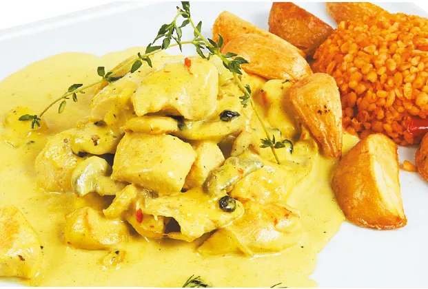 Chicken with Curry Sauce