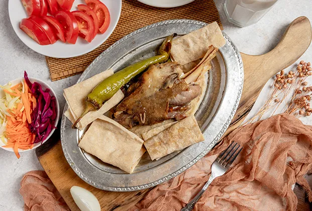 Oven-Grilled Lamb Tandır Shank (Fırın Kebap Kuzu Tandır İncik)
