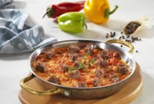 Menemen with kavurma