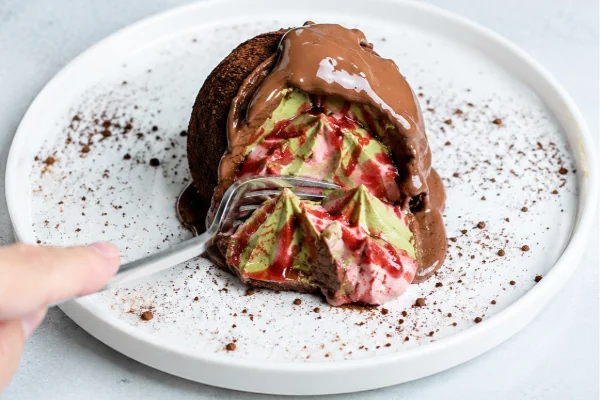 Strawberry Matcha Tiramisu Ice Cream