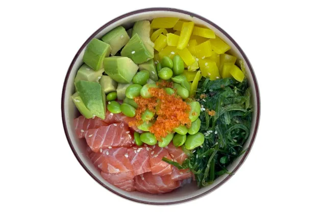 Salmon poke bowl