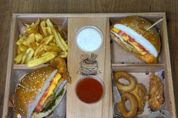 Chicken Combo Burger Meal