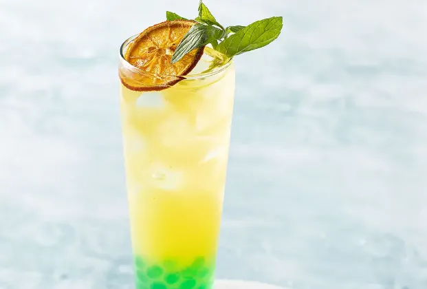 Green Apple Bubble Tea Lemonade