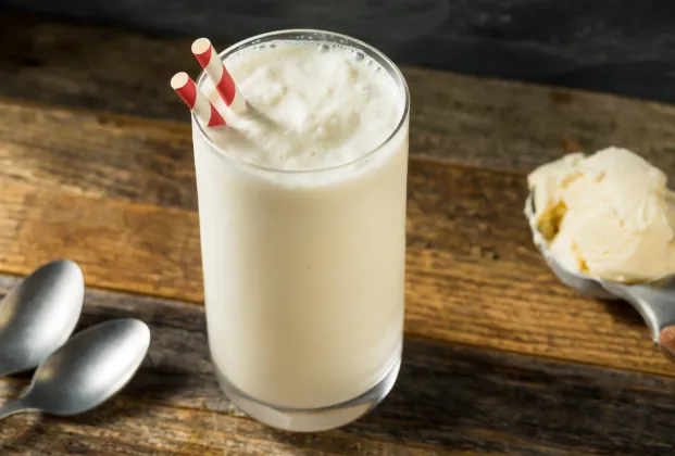 White chocolate milkshake