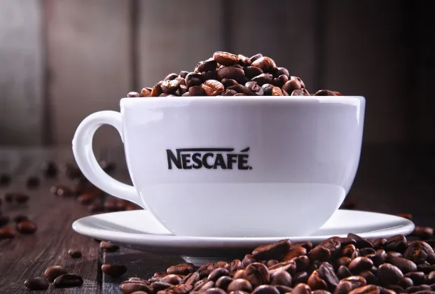 Nescafé with real milk