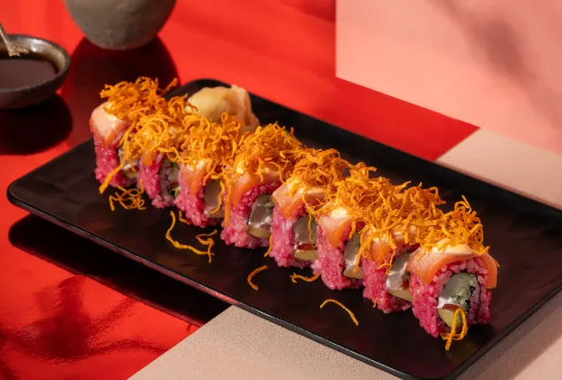 Salmon Aburi Roll