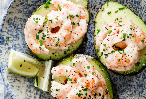 Shrimp with Avocado