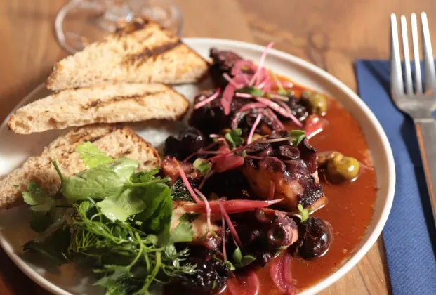 Octopus with Olives