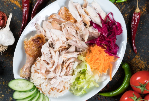 Rotisserie Chicken over Rice