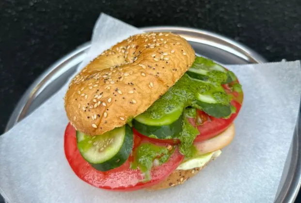 Smoked Turkey Bagel