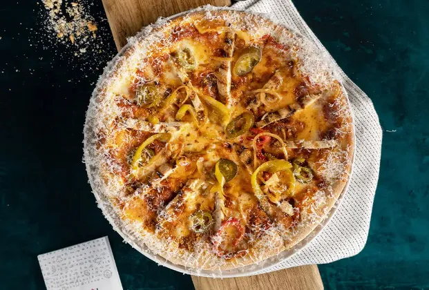 Chicken fajita pizza