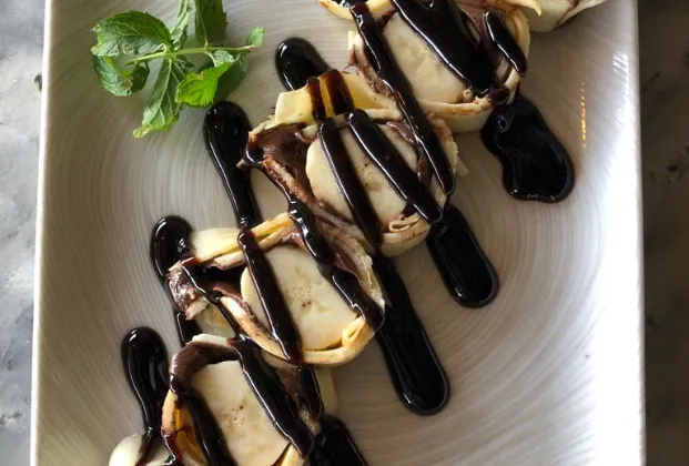 Banana crêpe