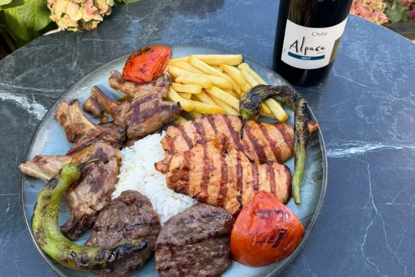 Mixed Grill (for 2) and 1 Bottle of Alpaca or Suvla Öküzgözü Wine