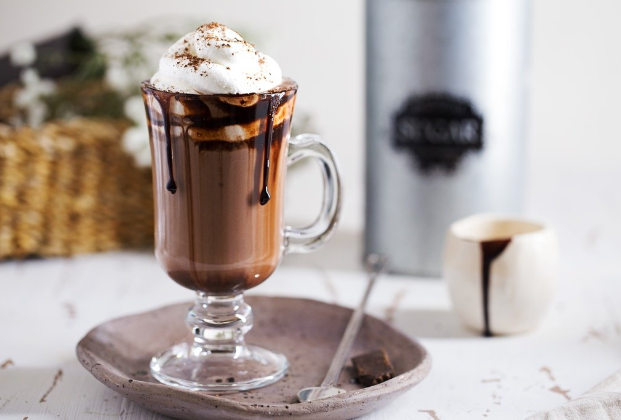 Melon hot chocolate