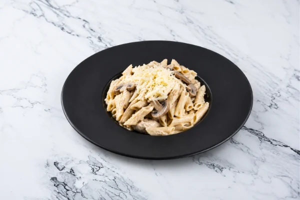 Chicken and mushroom penne