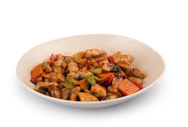 Spicy mushroom chicken