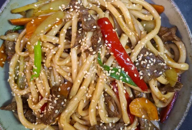 Meat udon