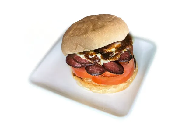 Sucuk with Kaşar Sandwich