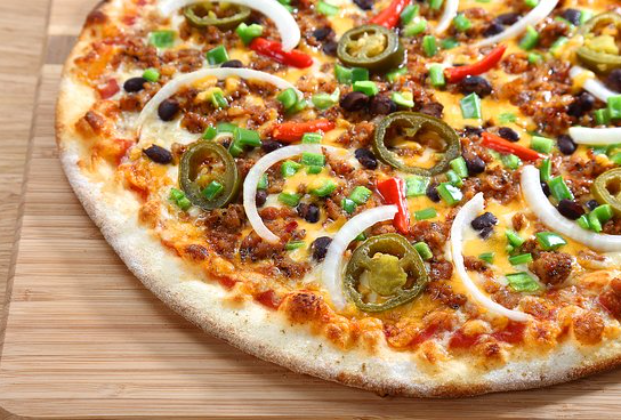 Mexican spicy pizza