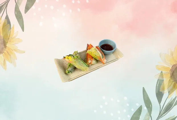 Rice paper rolls (raw vegan) (GF)
