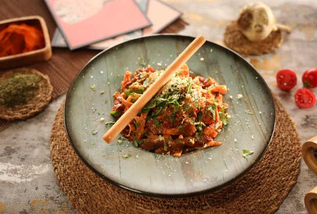 Tagliatelle steak