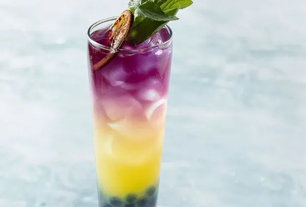 Blueberry Bubble Tea Lemonade