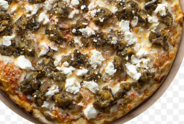 Roasted Eggplant and Tulum Cheese Pizza
