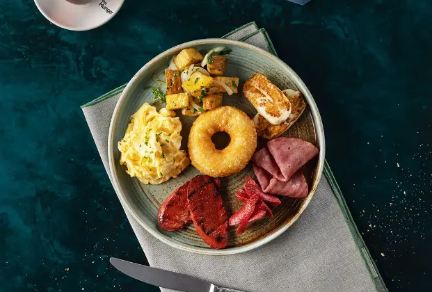 Hot breakfast