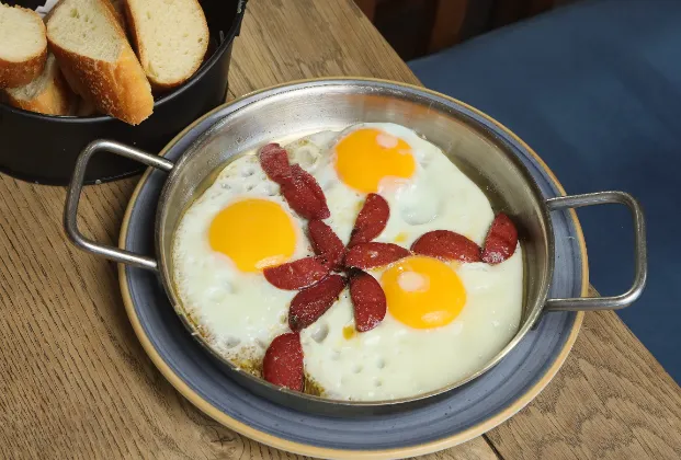 Fried Egg with Sucuk