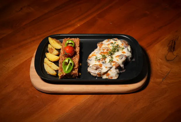 Mushroom steak