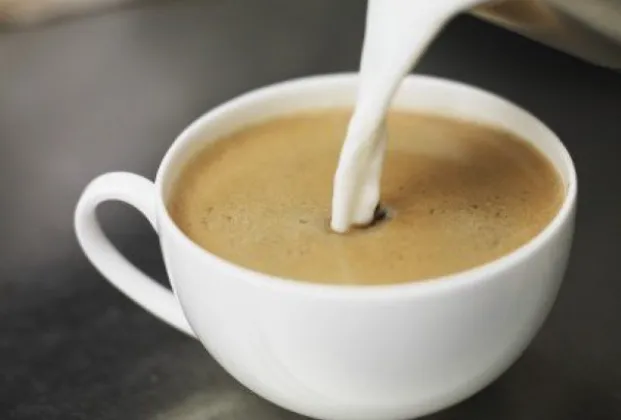 Turkish coffee with milk