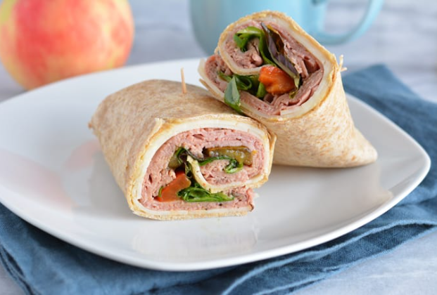 Roast beef wrap