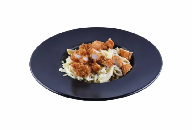 Crispy chicken penne