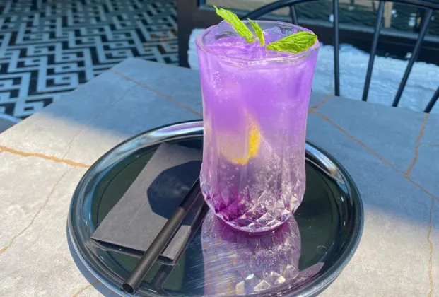 Blueberry Galaxy Cocktail