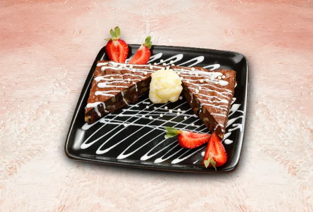 Maple-Flavored Brownie