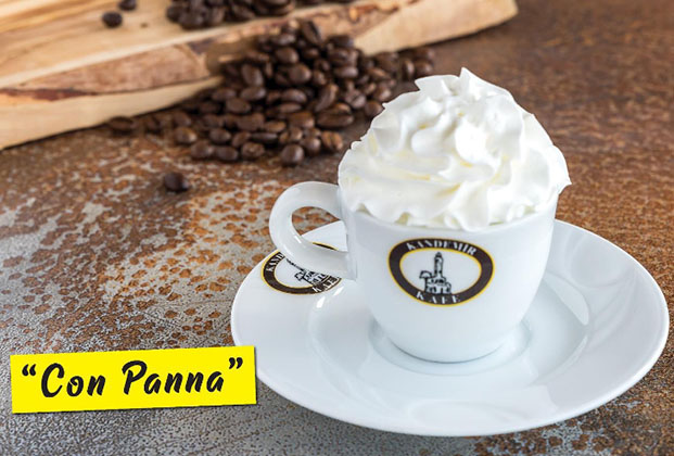 Espresso con panna