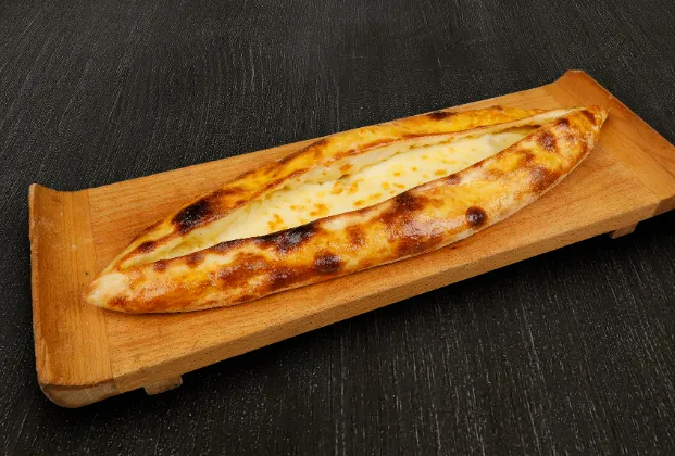 With kaşar cheese pide