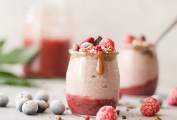 Strawberry frappe