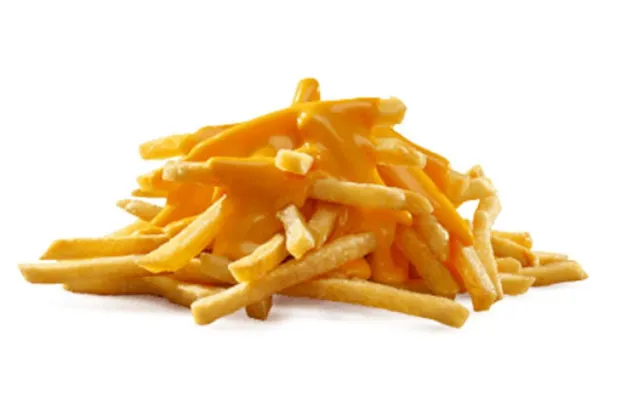 Potatoes with cheddar sauce