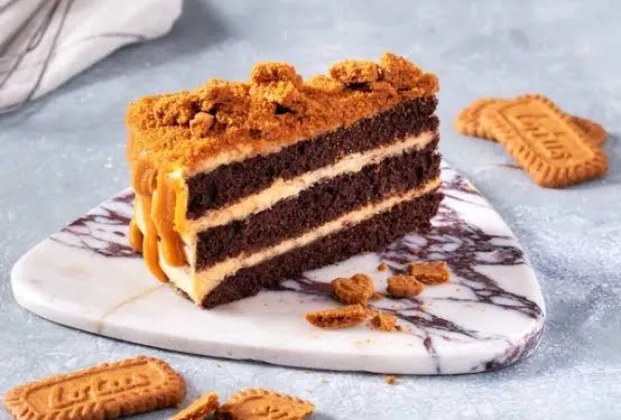Lotus caramelized cake