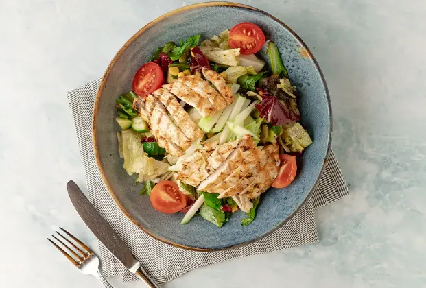 Grilled chicken salad