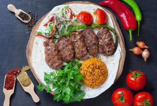 Grilled köfte