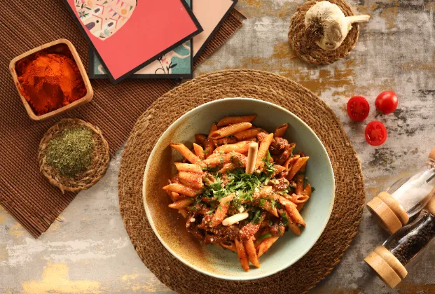 Penne carne rossa