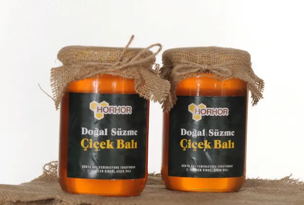 Horhor 2-Pack Natural Strained Flower Honey (2 × 850 g)