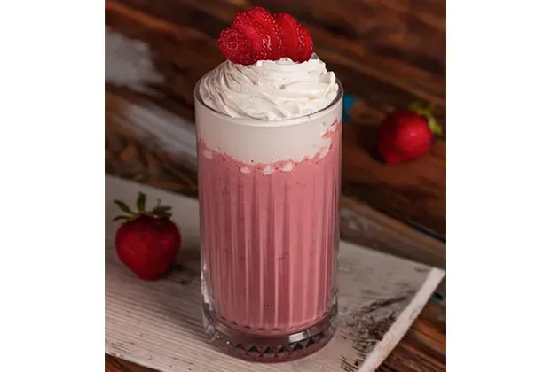 Strawberry milkshake