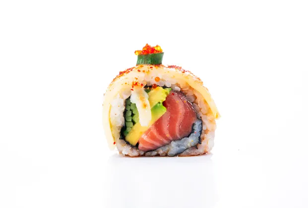 Grilled Cheese Salmon Roll