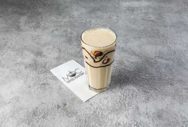 Caramel cream milkshake