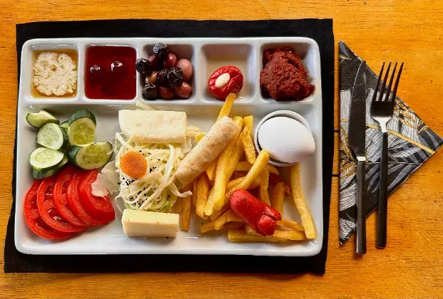 Turkish breakfast plate